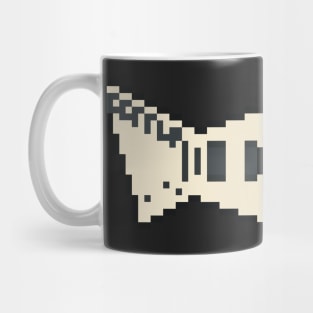 Pixel White EET FUK Guitar Mug